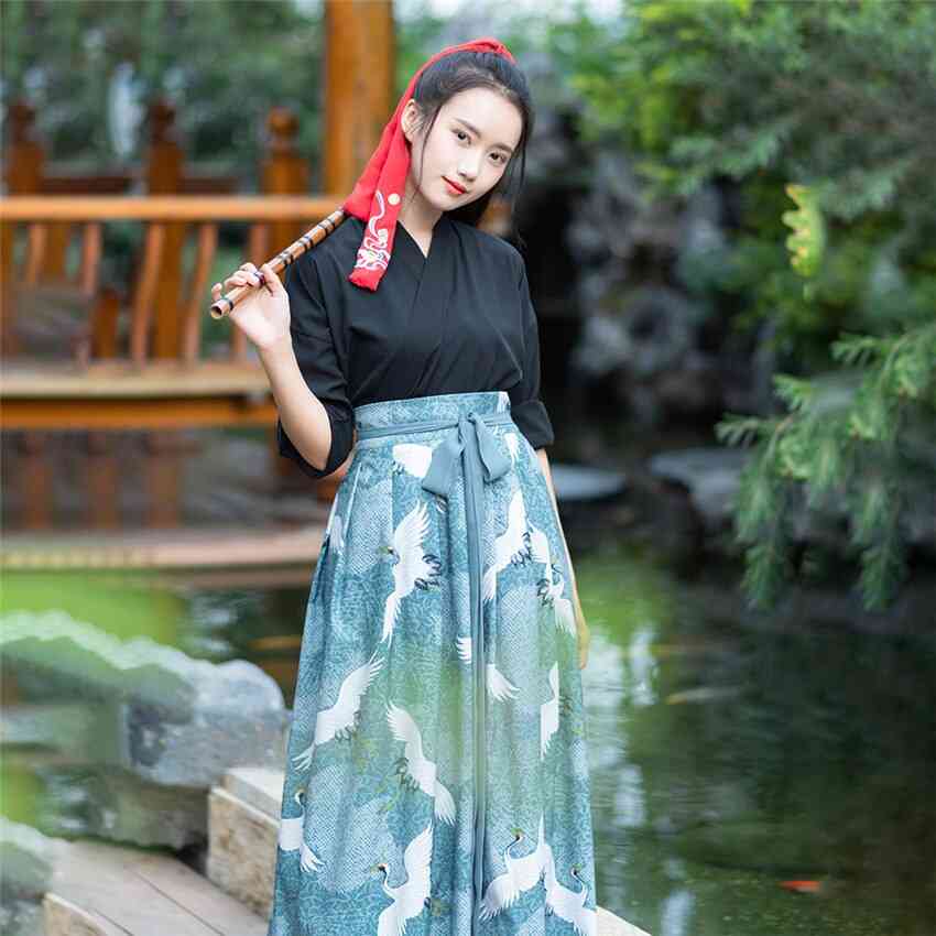 Kimono kjole, samurai kostume