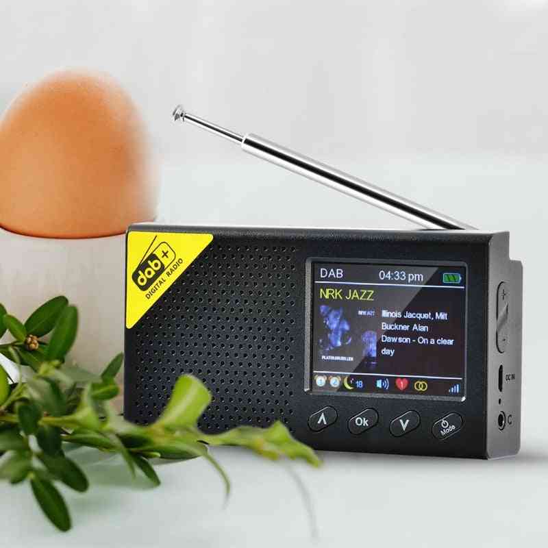 Rechargeable- Bluetooth 5.0 Digital Dab & Fm Receiver Radio