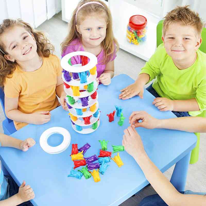 Penguin Collapse Desktop Balance Challenge Tower Stacked Interactive Board Game