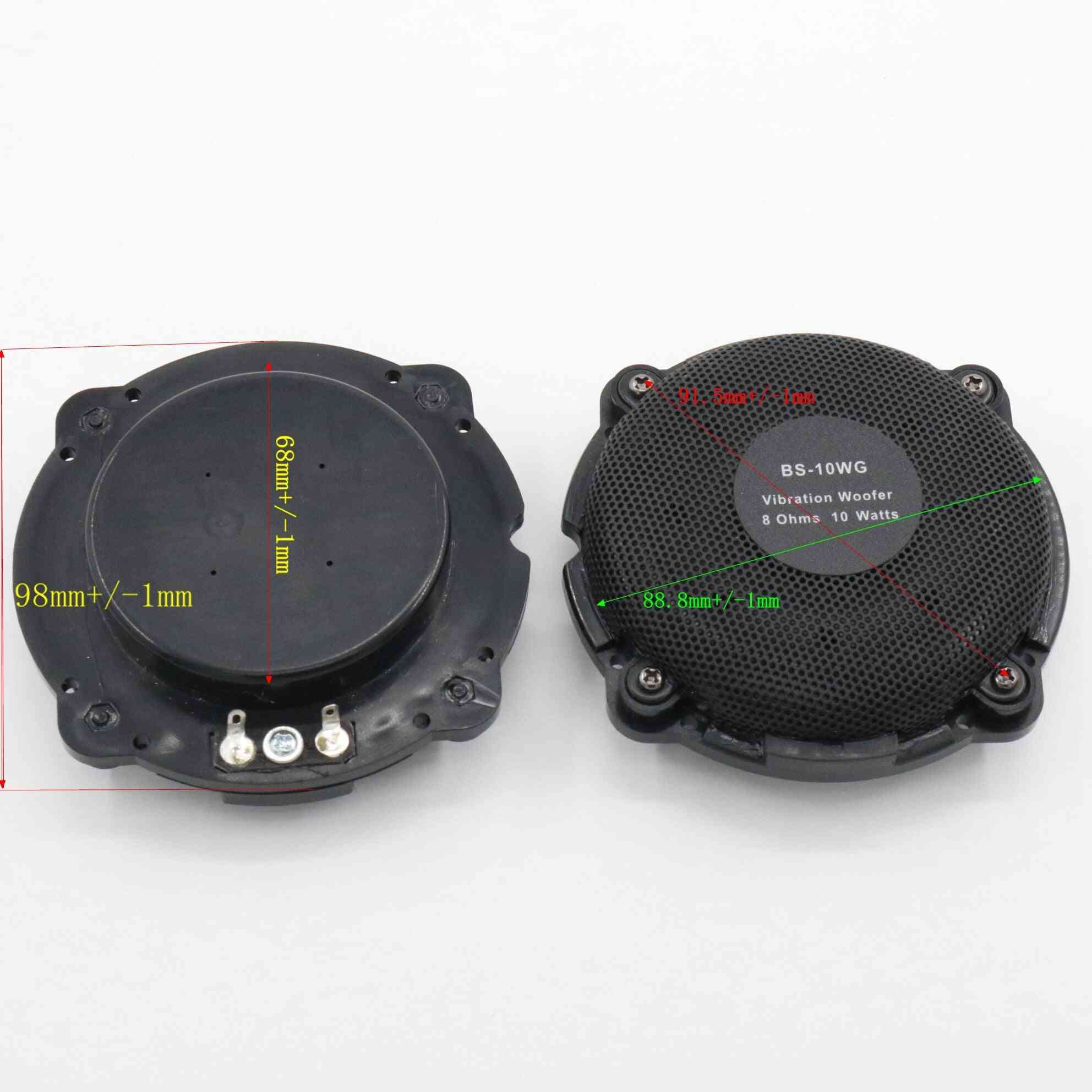 Pequeño transductor táctil: mini vibrador de graves, altavoz de vibración para cine en casa