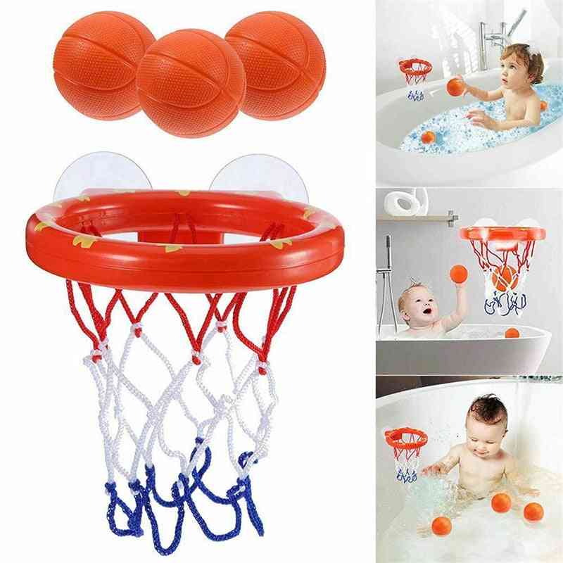 Toddler Boy Bathtub, Shooting Basketball Hoop With Balls Water Toy
