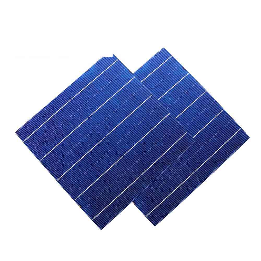 Panneau solaire bricolage poly cristallin batterie de charge de cellule lumière led extérieure