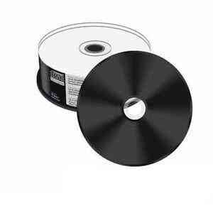 5pcs Blank Black And White Printable 700 Mb Cd-r Discs