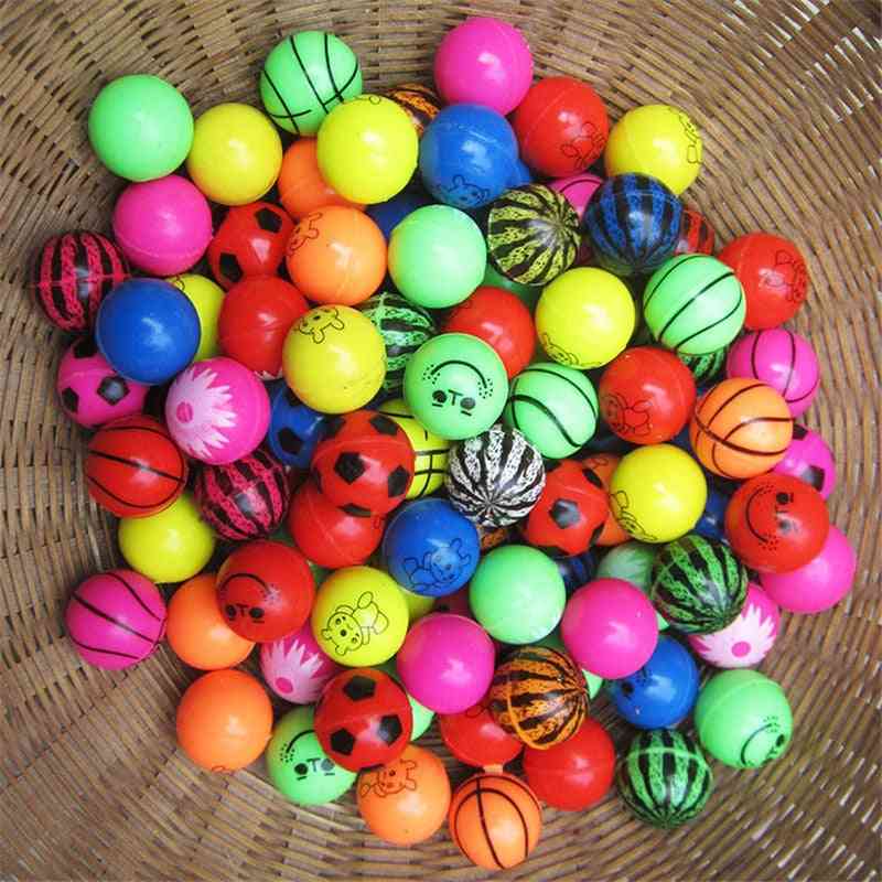 Funny Mixed- Solid Floating, Elastic Rubber, Bouncing Ball Toy