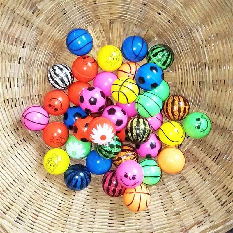 Funny Mixed- Solid Floating, Elastic Rubber, Bouncing Ball Toy