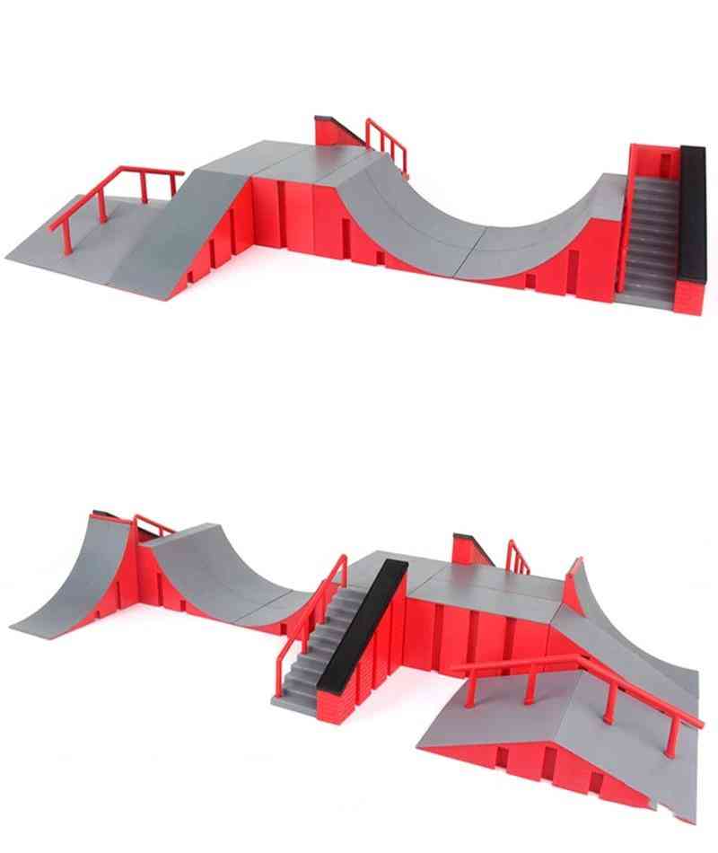 Mini Skateboard Toy, Skate Park For Techdeck Fingerboard Ramps