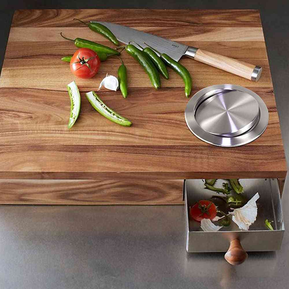 Stainless Steel Flush Recessed Swing Flap Lid Cover