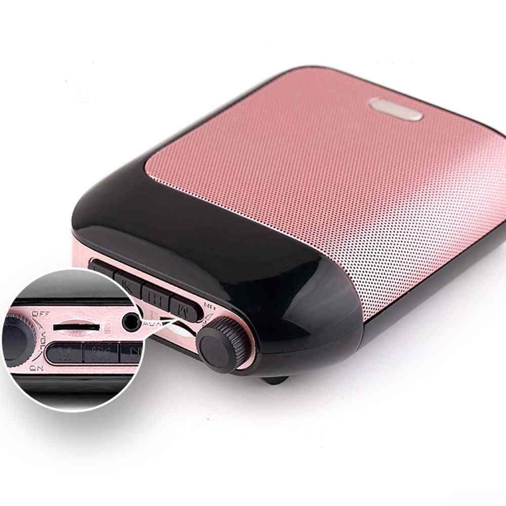 T9 Portable Wireless Bluetooth Voice Amplifier With Mic 2.4g Speaker Loudspeaker Tf/usb Disk