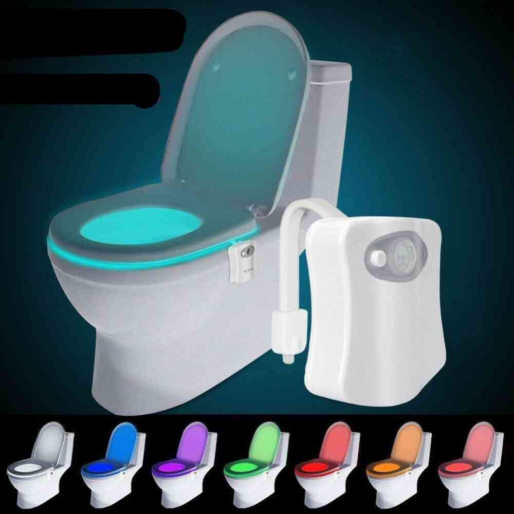 Smart Bathroom Toilet Nightlight Led Body Activated On/off Seat Sensor
