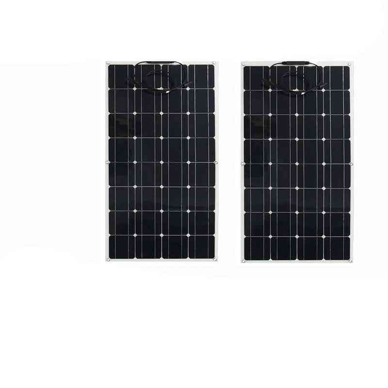 Sada solárního panelu 100w flexibilní nabíječka baterií pro domácí mazlíčky energetický systém
