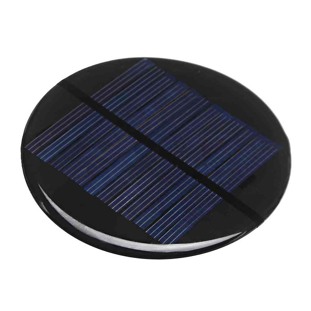 Mini silicio policristalino, módulo de celda, panel de energía solar circular
