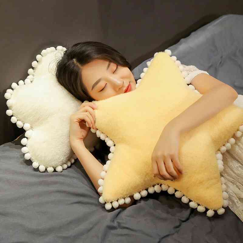 Stuffed Cloud Moon Star Crown Plush Soft Cushion