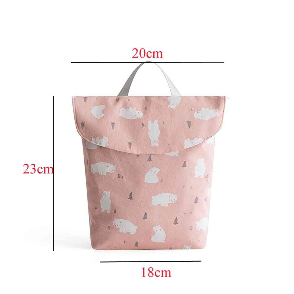 Mini, Waterproof Wet, Dry Infant Cloth Diaper Bag