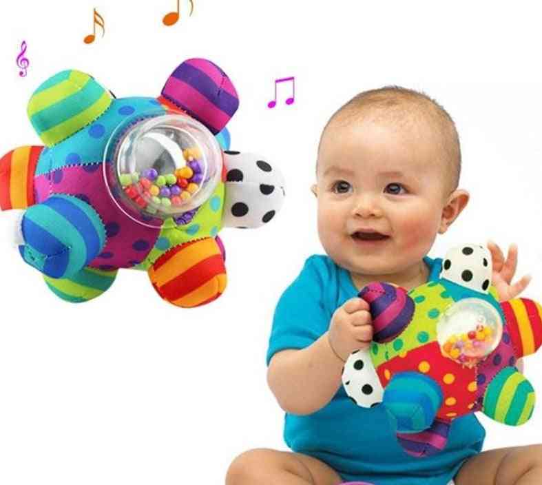 Szórakoztató kis hangos harang bababál csörgő játék