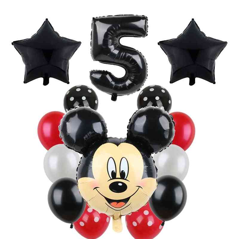 Micky Minnie Maus Partyballons, Micky Geburtstag Baby Kinderparty