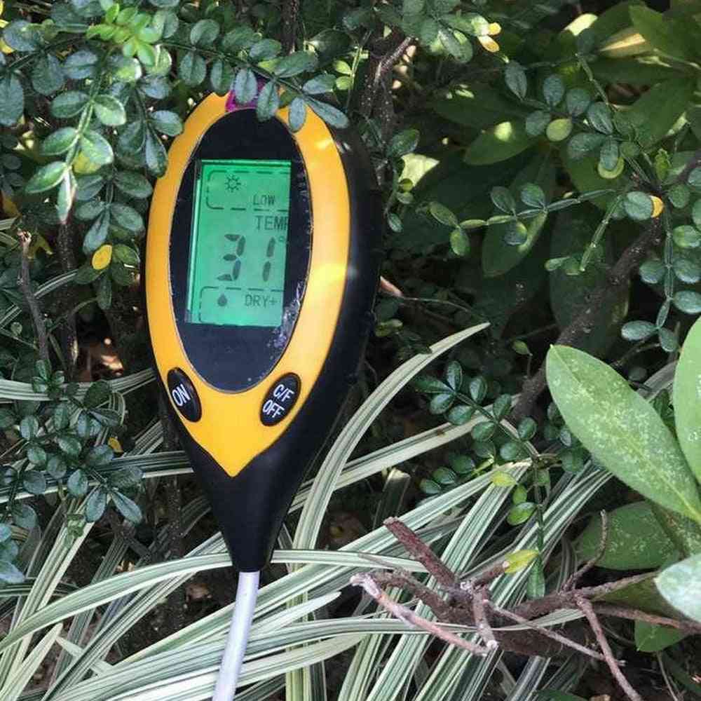 Soil Tester Ph Moisture Meter Temperature Sunlight