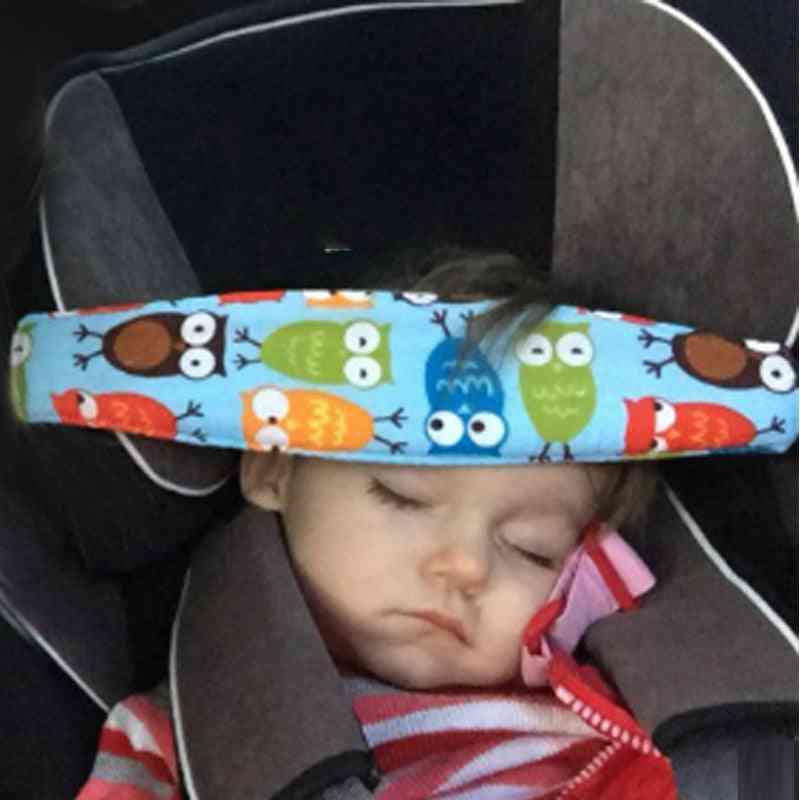 Infant Baby Safety Sleep Car Seat Head Support Fastening Belt