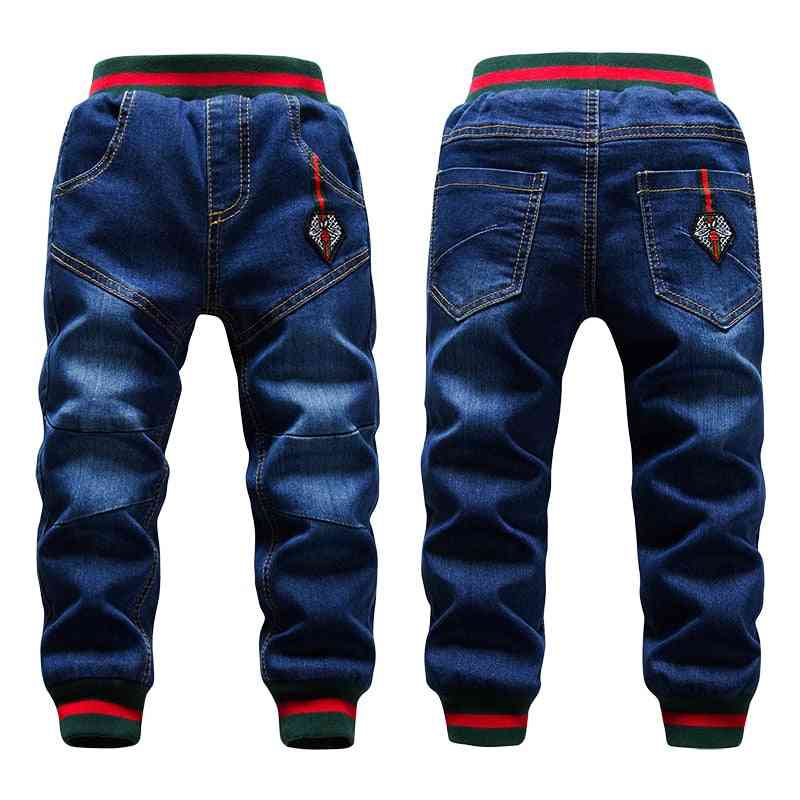 Winter Big Trousers Thicken Add Wool Pant Casual Jean