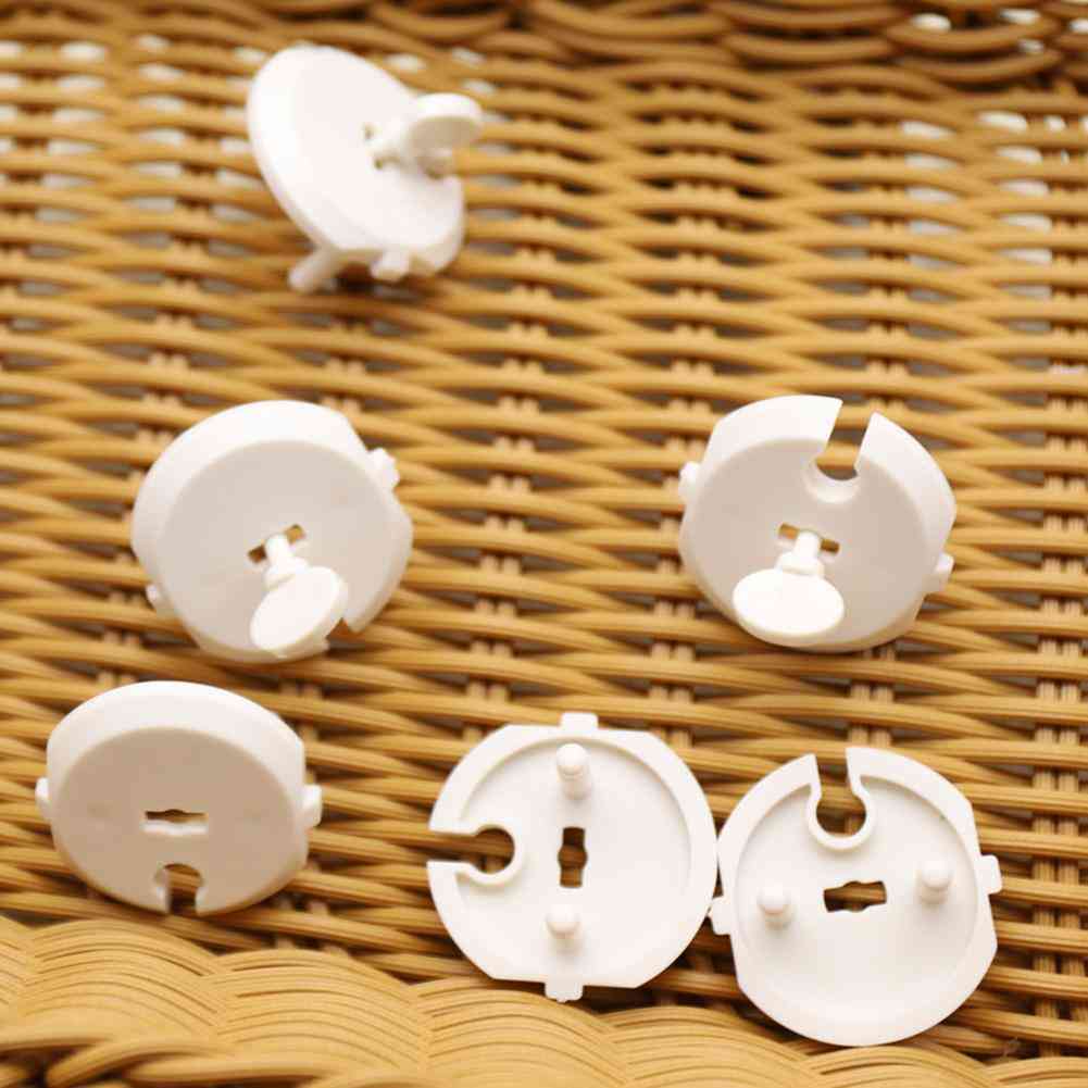 10pcs Baby Safety French 2pin Plug Socket Outlet Protective Cover