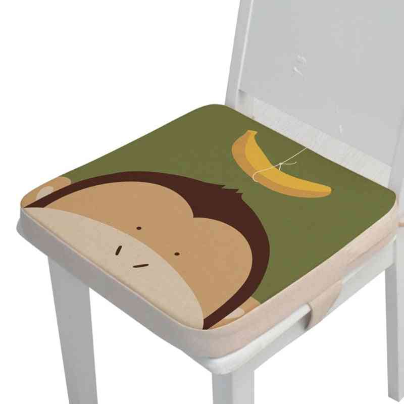 Portable- Cartoon Animal, High Chair Seat Booster, Increasing Cushion,thick Pad