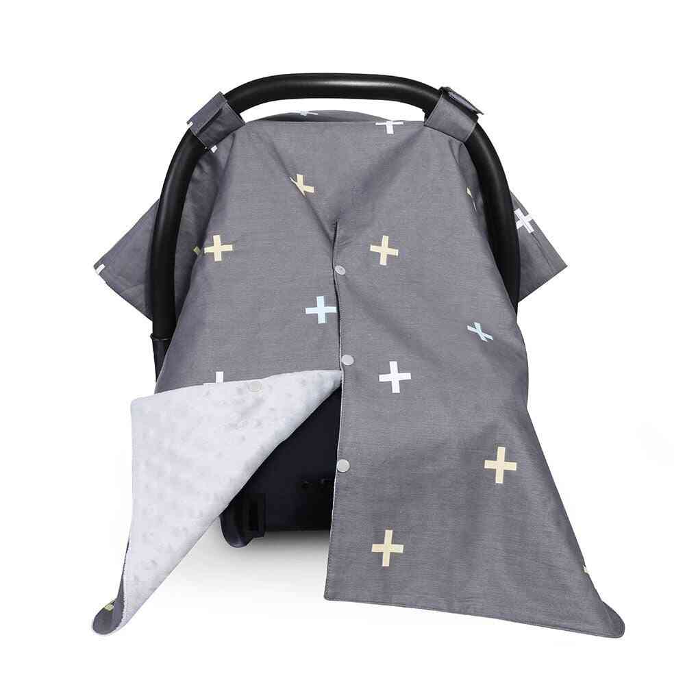 Soft Safety- Car Seat Canopy, Blanket Cover For Baby