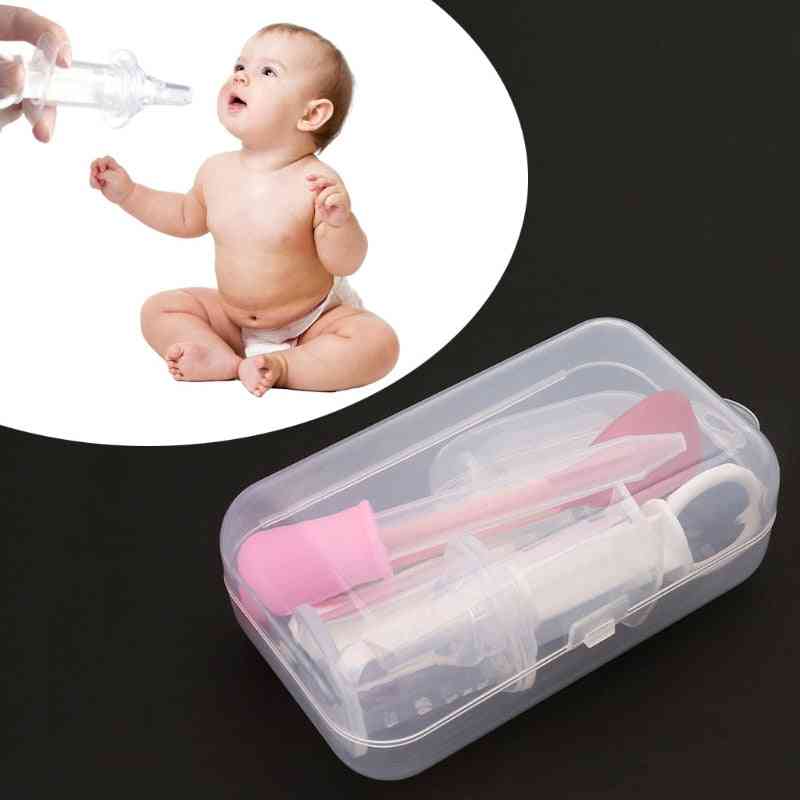 Nyfødt baby dispenser dropper tandbørste sundhedspleje kit