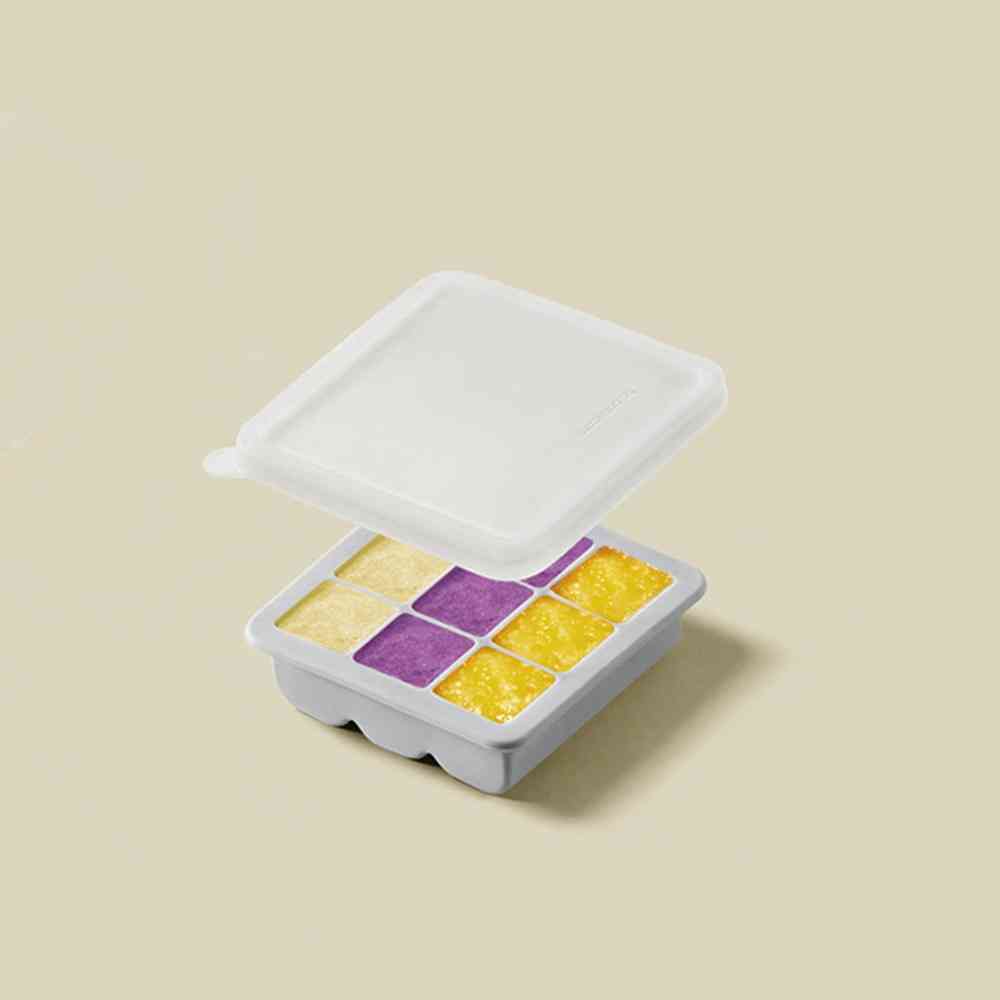 Babycare 9/15 Grid Silicone Food Storage Fruit Breast Milk Ice Cube Mold