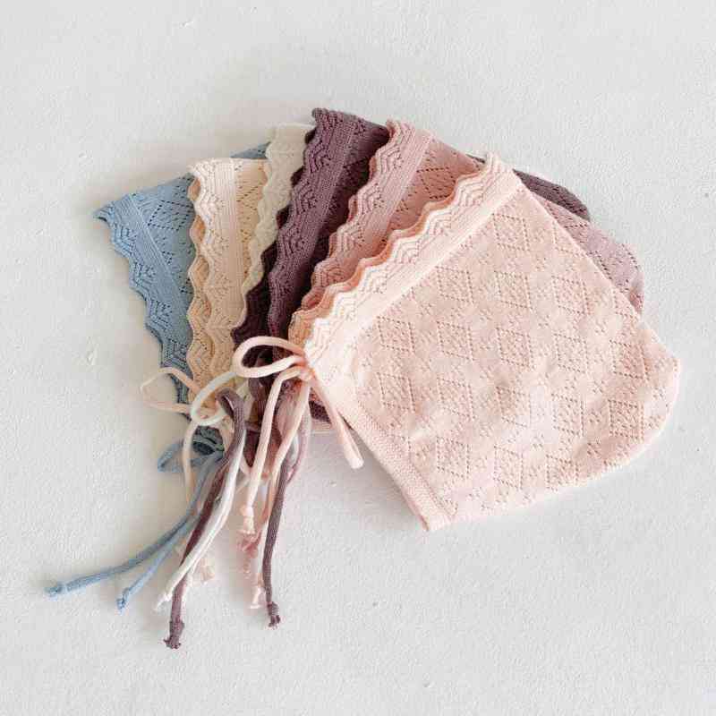 100% Cotton Solid Color Hats & Caps For 0-24 Months Newborn Baby