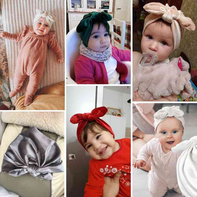 Autumn/ Winter- Baby Photography Props, Elastic Beanie, Turban Hat