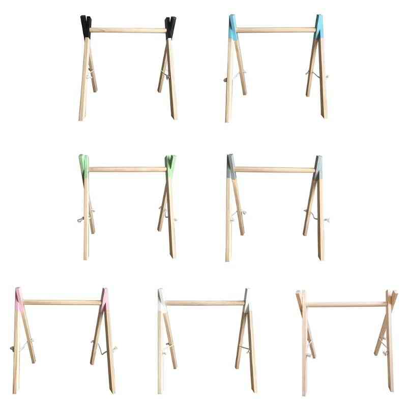 Wooden- Room Decorations, Fitness Rack Sensory, Ring-pull Toy