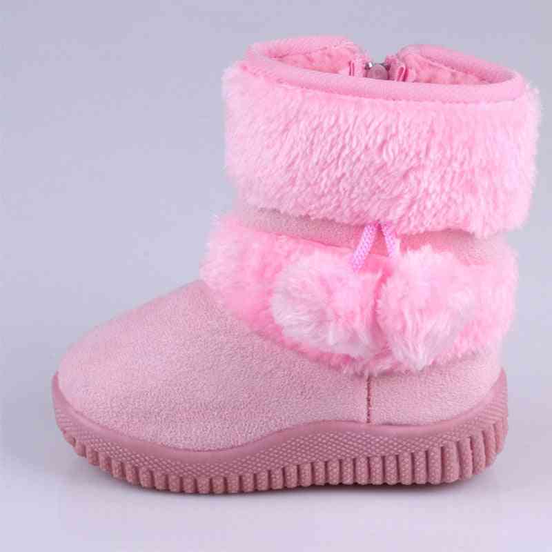 Winter Warm- Lobbing Ball, Thick Snow Boots, Princess Shoes For,