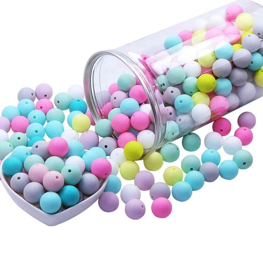 Round Silicone Teething Beads