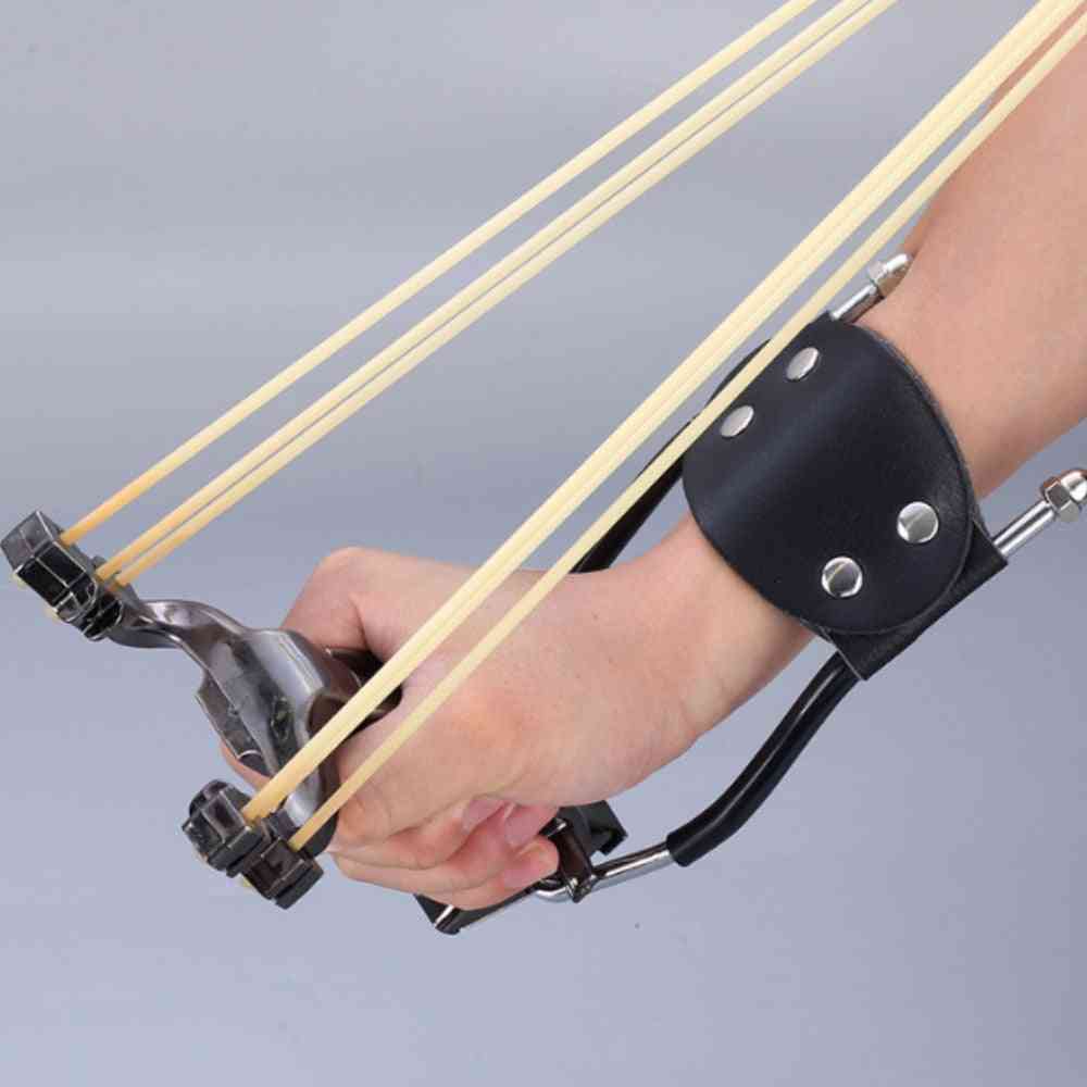 Hunting Slingshot With Wrist Support And Compass