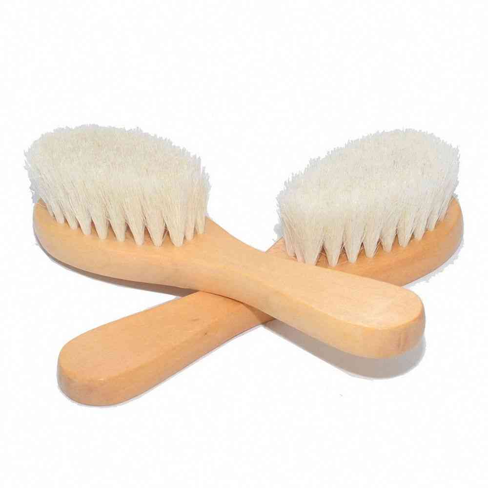 Anti-static, Wooden Hair Comb, Bath Brush Baby Accessories