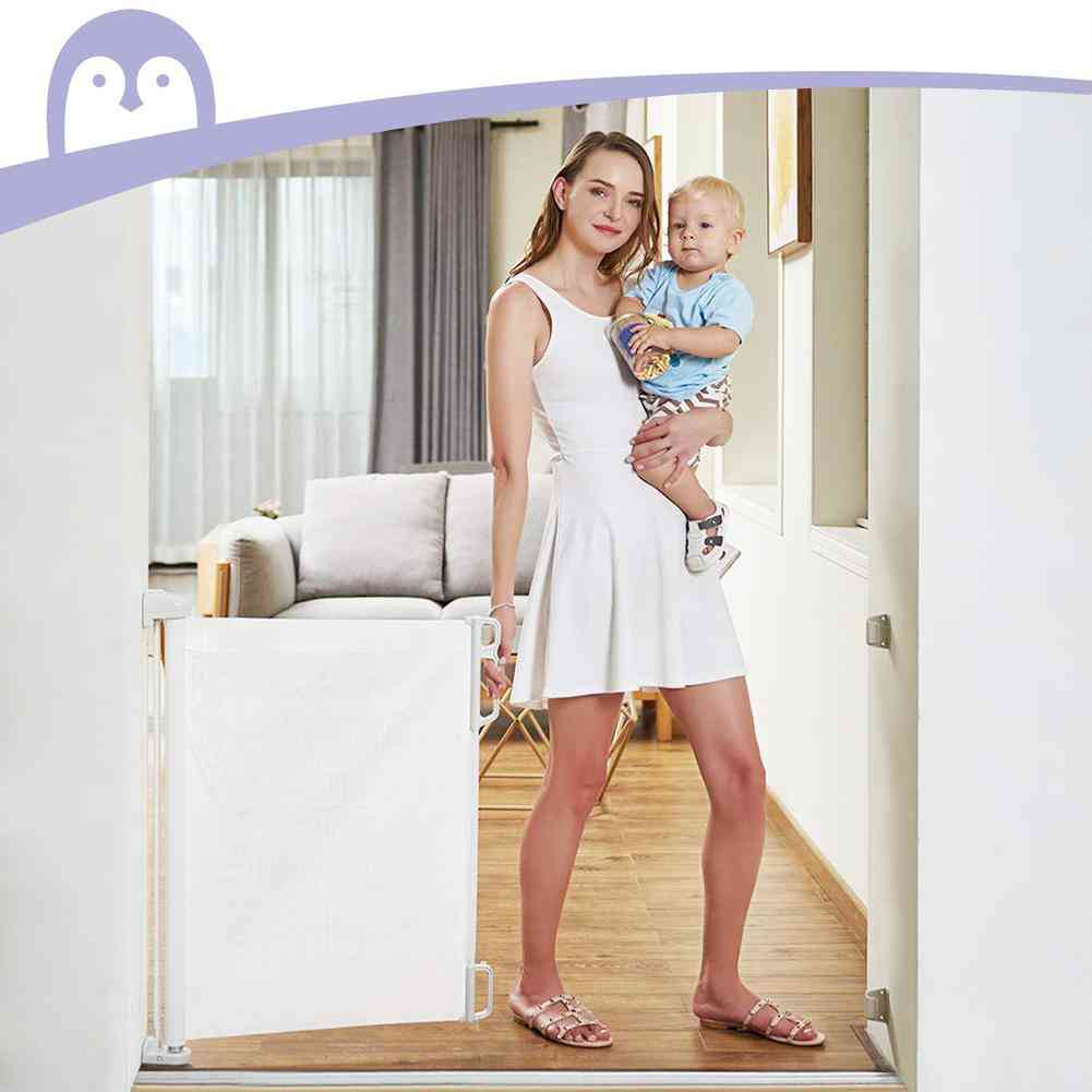 Baby Safety Lightweight Durable Mesh Gate For Doorways Stairs Hallways