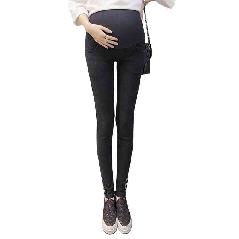 Elastic Waist Maternity Jeans Pants
