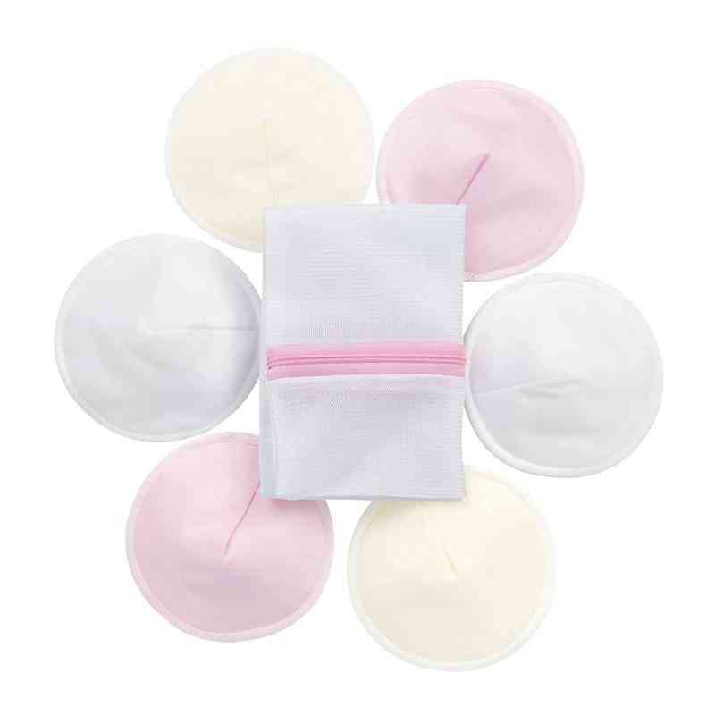 3 Layers Reusable Breast Pads, Breastfeeding For Nursing Mother