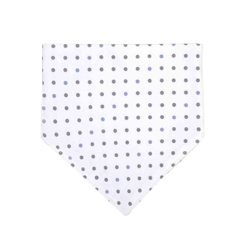 Soft Cotton Baby Bib, Drool Cute Triangle Scarf / Saliva Towel