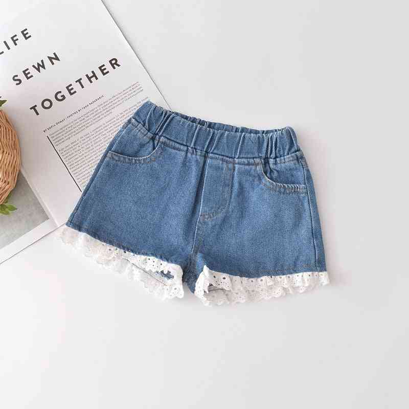 Summer-  Fashion Lace Leggings, Denim Pants For