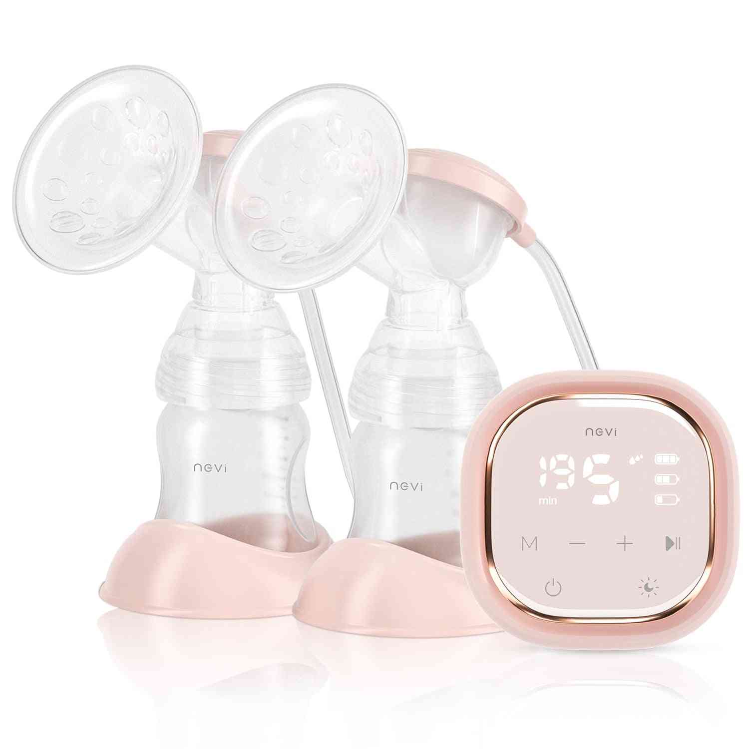 Double-electric, Dual-breastfeeding Milk Pump With Night Light