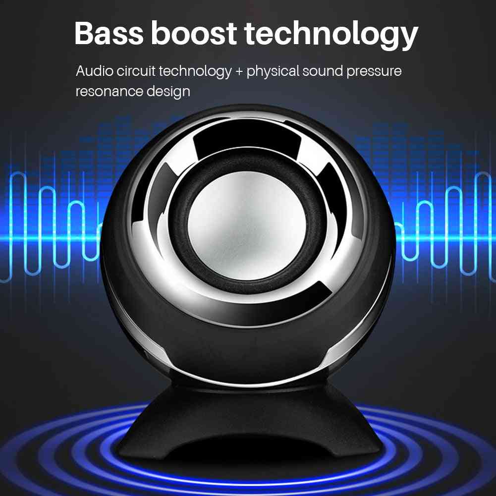 Usb Aux Wired Mini Computer Speakers Bass Horn