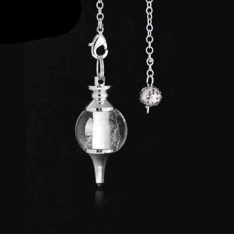 Natural Stone Crystal Dowsing Pendulum For Men & Women