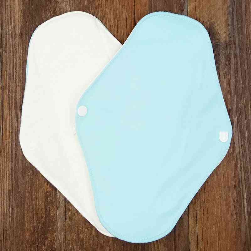 Women Liner Cloth Menstrual Bamboo Cotton Sanitary Reusable Washable Day Pads