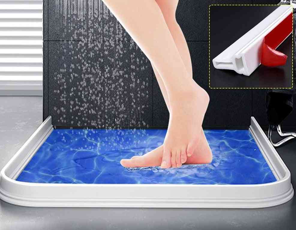 Kylpyhuoneen vettä pidättävät suihkusäiliöt silikonikumi