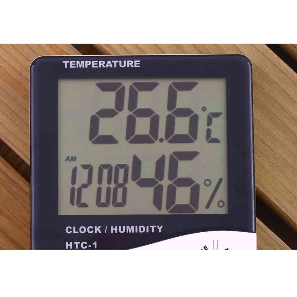 Baby Room Digital Lcd  Temperature And Humidity Environmental Testing Monitor