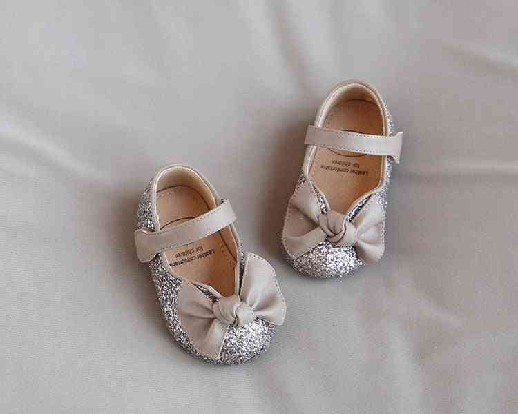 Baby princezná byty móda bling motýľ-uzol šaty topánky