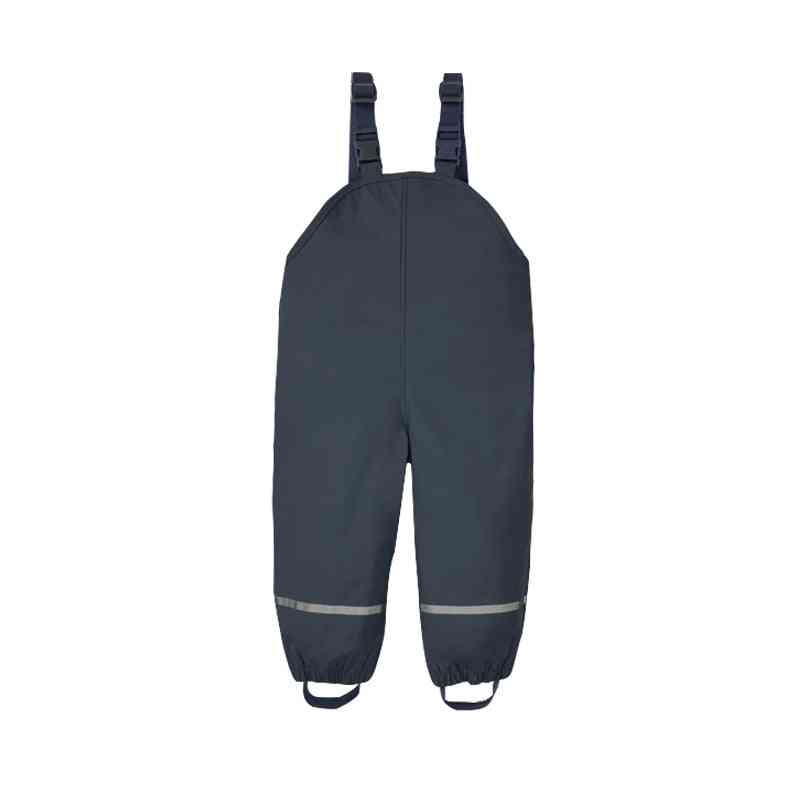 Vinter baby regnbukser fleece varm vandtæt overalls jumpsuit