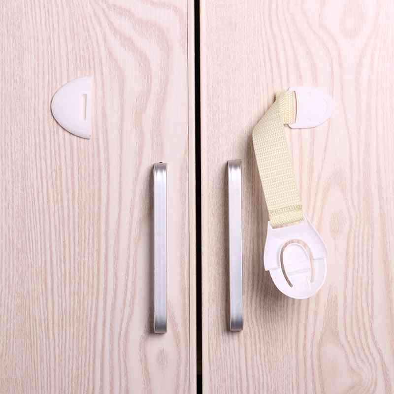 Detská poistka plastová zásuvka dvere WC skrinka bezpečnostná ochrana skrinky