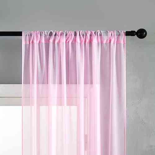Sheer Voile Window Curtains