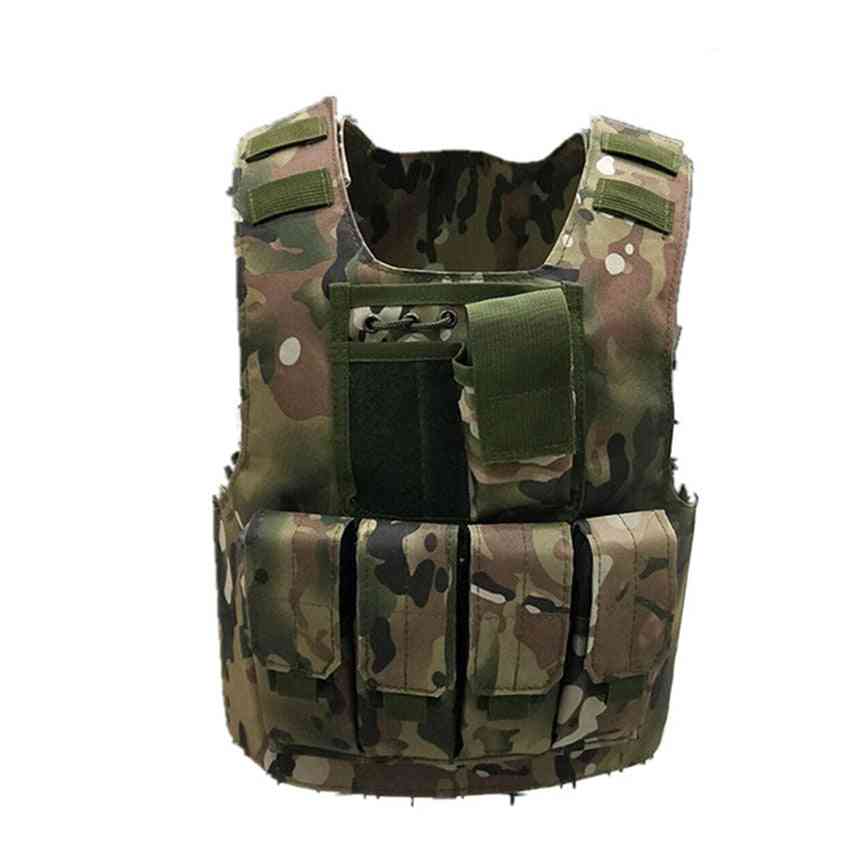 Kids Tactical Vest Camouflage Bulletproof Combat Armor Tops
